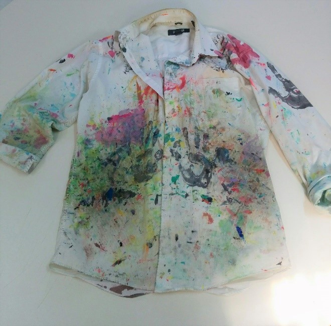צבעים וצלקות: חולצת העבודה כמצע טיפולי בטיפול באמ 6