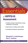 Essentials of  WPPSI-III