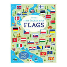 חוברת מדבקות דגלים -  First sticker book flags