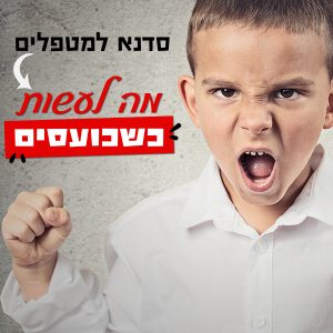 סדנא מקוונת - "מה לעשות כשכועסים" שלב א' ושלב ב' - 4 שעות + מצגת + חומרים נלווים